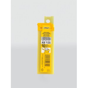 Tool 054 - Леза OLFA  AB-10S з нержавіючої сталі 9mm, (10 шт)