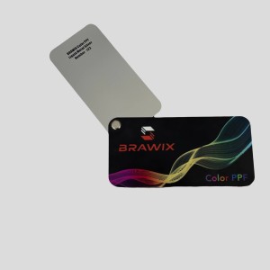 Антигравійна плівка для авто: BRAWIX Color PPF (Liquid Metal Silver: Number 123) - 1.52 x 16 м/п