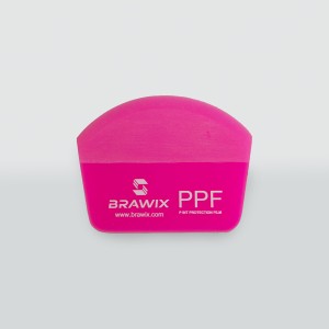 Tool 215 - Вигонка-напівкругла BRAWIX Pink Squeegee PPF - 10х7,5 см